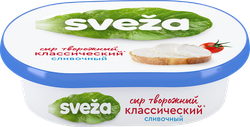 Сыр творожный SVEZA Сливочный 60%, без змж, 150г, вид