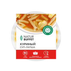 Суп-лапша куриный НАТУРБУФЕТ п/п 250г., вид
