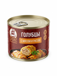 Голубцы фаршированные ГОСТ с мясом и рисом ДРУЖЕ ж/б 540г., картинка