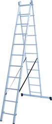 Лестница алюминиевая Новая Высота NV 1220 2 секции 11 ступеней, изображение