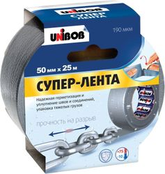 Лента клейкая UNIBOB, армированная  СУПЕР-ЛЕНТА 48мм х 25м, картинка