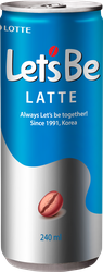 Напиток кофейный LOTTE Let's Be Latte, 0.24л, фотография