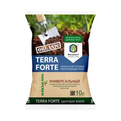 Грунт универсальный TERRA FORTE 10 л., крупный план