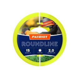 Леска для триммера PATRIOT Roundline круглая 2мм 15м, картинка