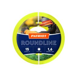Леска для триммера PATRIOT Roundline круглая 1,6мм 15м, фотография