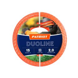 Леска для триммера PATRIOT Duoline квадратная 2мм 15м, детальное фото