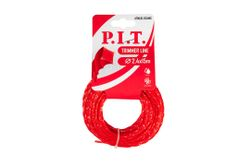 Леска для триммера P.I.T. квадрат крученая 15м 2,4мм, изображение