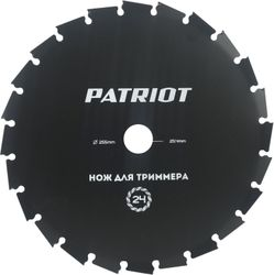 Нож для триммера PATRIOT 255x25,4мм, TBM-24, вид