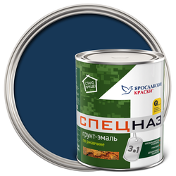 Грунт-эмаль СПЕЦНАЗ по ржавчине синяя, банка 0,8 кг, вид
