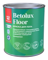 Краска Tikkurila/Tikkivala betolux floor для полов a гл 0,9л, вид