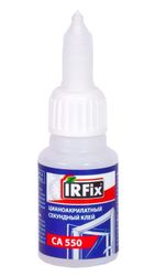 Цианоакрилатный секундный клей IRFIX CA - 550 20 г, крупный план
