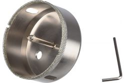 Коронка с центрирующим сверлом по стеклу и керамике (55х55 мм) VERTEXTOOLS 336-55-55, вид