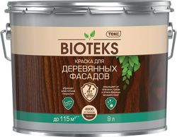 Краска для Деревянных Фасадов BIOTEKS A п/гл 9л, детальное фото