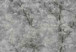 Виниловые обои SAKURA 375421 черные 1,06х10,05 м, фотография