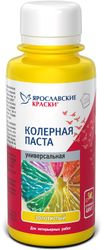 Паста колерная универсальная Ярославские краски золотистый бутылка 0,1 л, фото