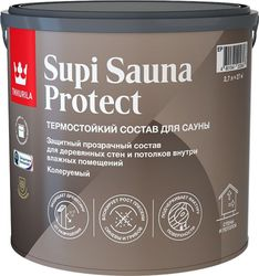 Состав для сауны Tikkurila/Tikkivala SUPI SAUNA PROTECT EP полуматовый 2,7 л, изображение