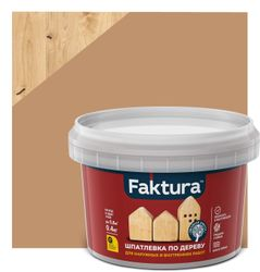 Шпатлевка FAKTURA по дереву бук, банка 0,4 кг, вид