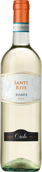 Вино Sante Rive Соаве ординарное белое сухое, 0.75л, вид