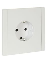Розетка электрическая IEK FORTE&PIANO FP-R11-16-1-K01 белый, изображение