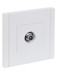 Розетка TV IEK FORTE&PIANO FP-A10-P-K01 белый, фото