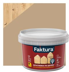 Шпатлевка FAKTURA по дереву береза, банка 0,4 кг, детальное фото