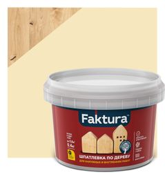 Шпатлевка FAKTURA по дереву сосна, банка 0,4 кг, картинка
