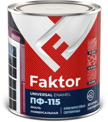 Эмаль FAKTOR пф-115 Синяя, банка 0,8 кг, картинка