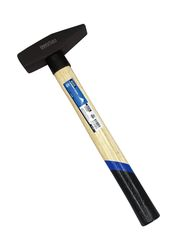 Слесарный молоток VERTEXTOOLS 800 г, квадратный боек, деревянная рукоятка 10-15-800, крупный план