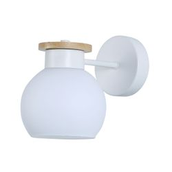 Бра Дэла 1х60W E27 220 V белая, изображение