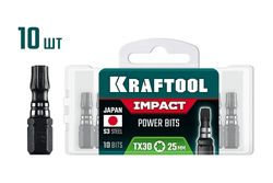Биты KRAFTOOL 26195-30-25-s10, детальное фото
