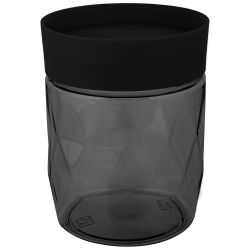 Банка для сыпучих продуктов PLAST TEAM black 0,5л круглая, фото