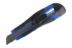 Нож малярный с двухкомпонентной ручкой VERTEXTOOLS круглый фиксатор 18 мм 0044-100-18, фото
