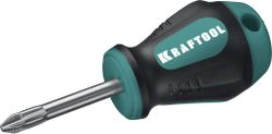 Отвёртка крестовая KRAFTOOL слесарная 2х38 мм, крупный план