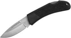 Нож Stayer складной с обрезиненной ручкой, средний, крупный план