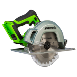Дисковая пила аккумуляторная GREENWORKS GD24CS 24V 1х4Ач ЗУ, детальное фото