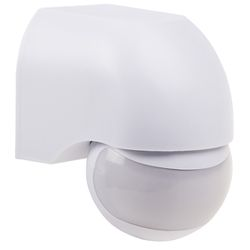 Датчик движения REXANT ДДС 03, 180°, 1200 Вт, 3-2000 Лк, 12 м, 10-900 сек IP44, изображение