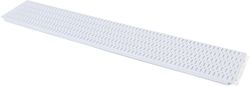 Перфорированная панель Larvij L99G64WH белая 890х155 мм, крупный план