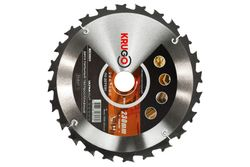 Пильный диск по дереву KRUGO 230 x 2.4/1.6 x 24T x 30 мм, вид
