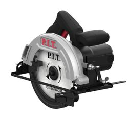 Пила циркулярная электрическая P.I.T. PKS185-C4 185 мм 1200 Вт, крупный план