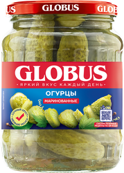 Огурцы маринованные GLOBUS, 720мл, фото