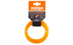 Леска для триммера AMIGO квадрат 1,6мм 15м, изображение