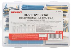 Набор № 3 ТУТнг REXANT 4 цвета 288 шт, картинка