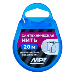 Нить сантехническая MPF для резьбовых соединений 20 м, фото