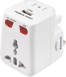 Сетевой адаптер REXANT USB Путешественник 6 А белый, изображение