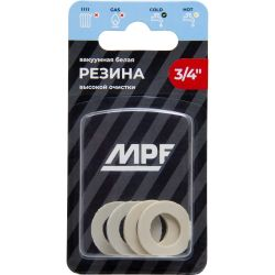 Прокладка резиновая MPF белая 3/4 4 шт, детальное фото
