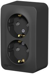 Розетка электрическая Schneider Electric BLANCA BLNRA011216 антрацит, картинка