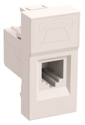 Розетка RJ-11 1 пост IEK Праймер белый, изображение