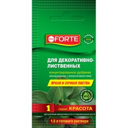Удобрение для декоративно-лиственных BONA FORTE серия Красота 10 мл, вид