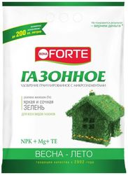 Удобрение газонное BONA FORTE с микроэлементами 4,5 кг, картинка