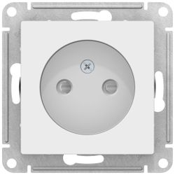 Розетка электрическая Schneider Electric Atlas Design ATN000149 белый, изображение